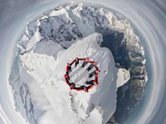 Auf dem Jungfrau Gipfel