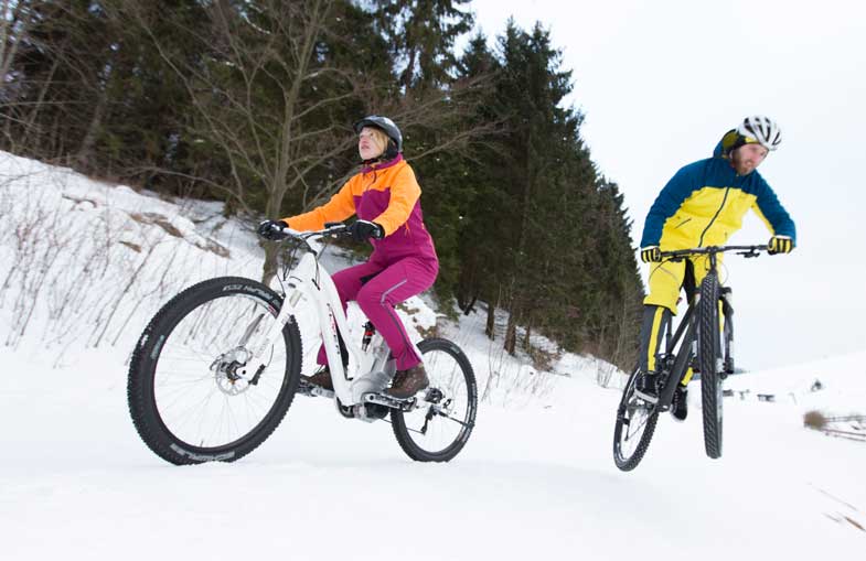 Biken im Winter