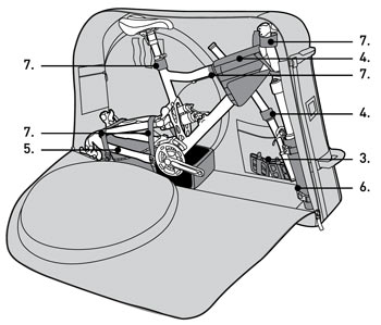 Bike Travel Bag Aufteilung