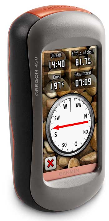 garmin oregon kompass