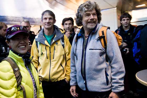 Oh Eun Sun und Reinhold Messner