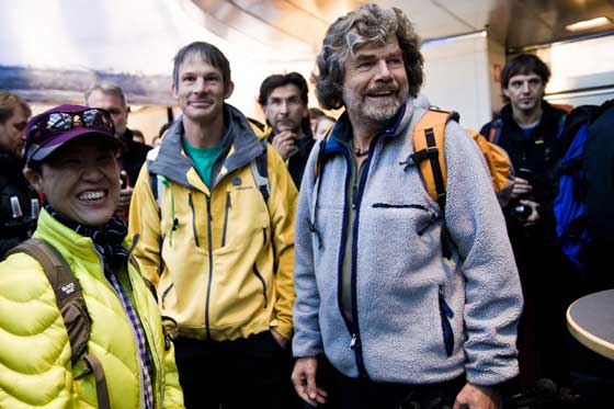 Oh Eun Sun und Reinhold Messner