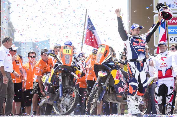 Auf dem Podium