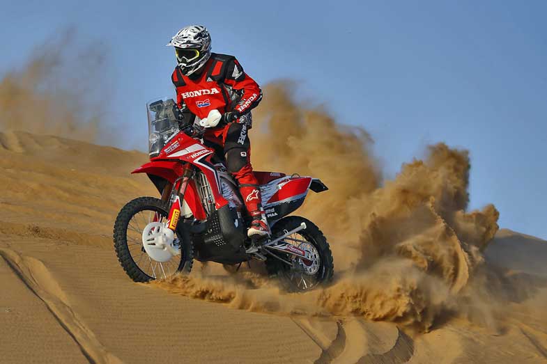 Bei der Marokko Rallye