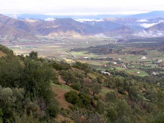 Landschaft bei Sidi ben 