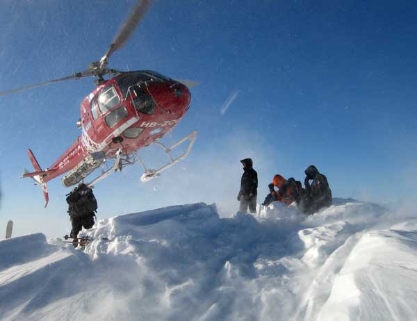 heliskiing