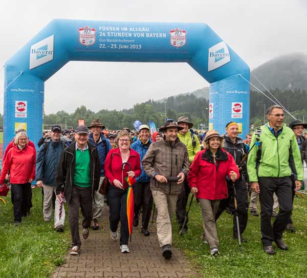 Start mit Michaela May